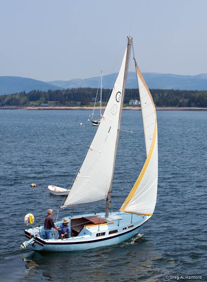 25 foot racing sailboat